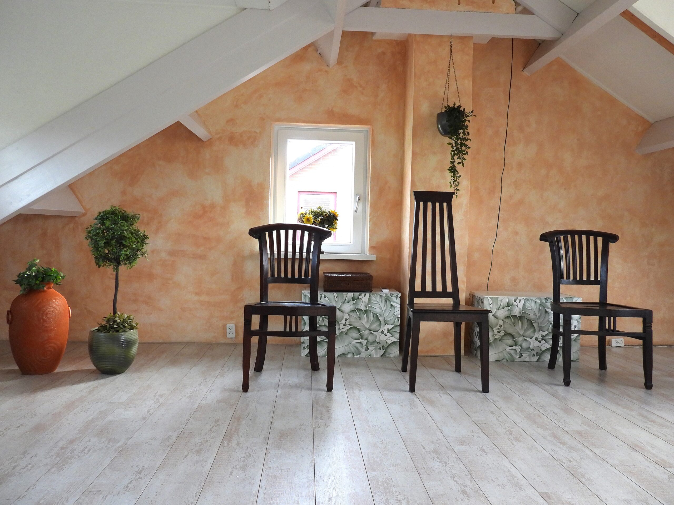 Mindfulness ruimte voor de meditaties op de stiltedag in Breda