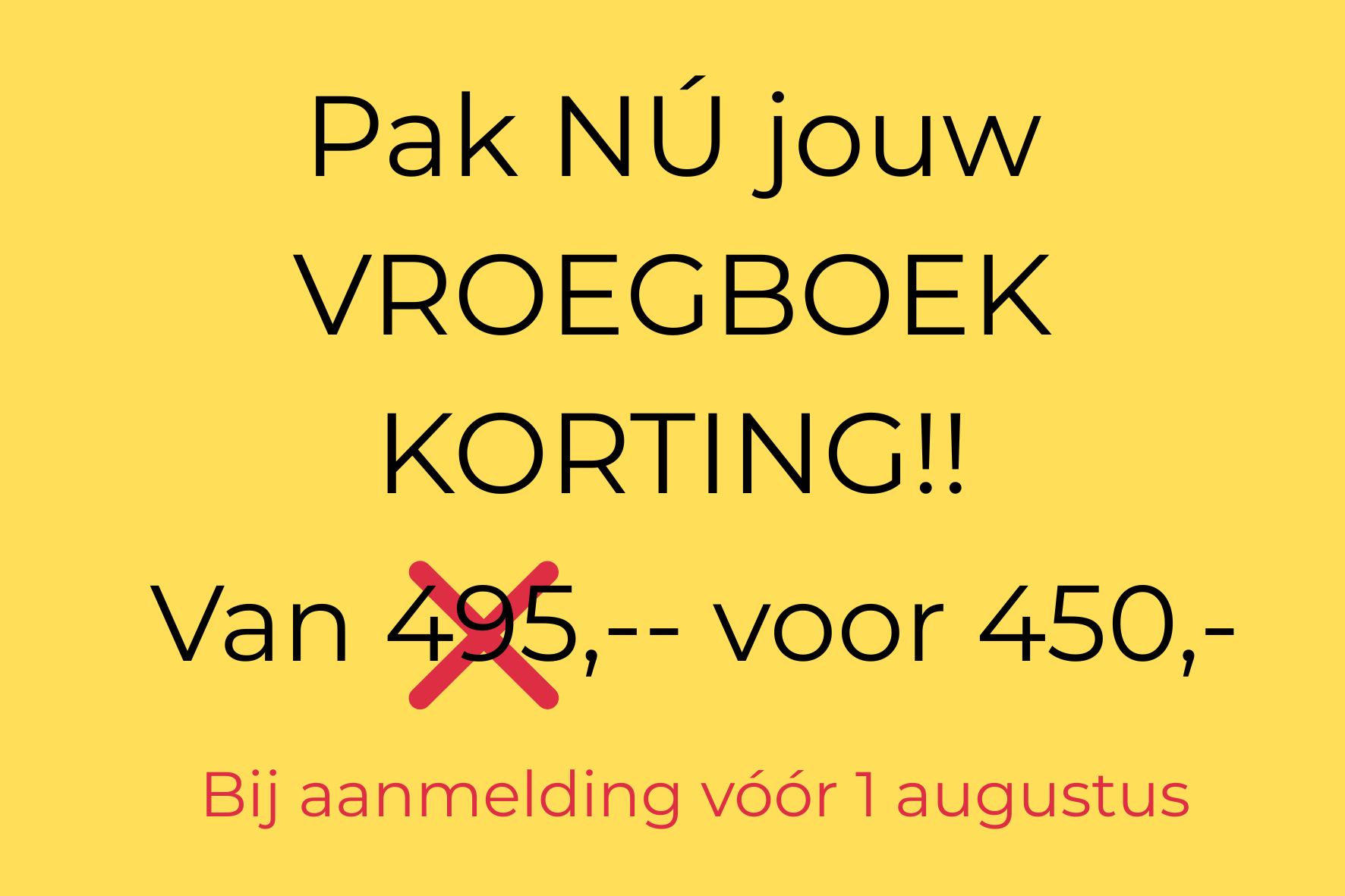 Vroegboekkorting mindfulness training